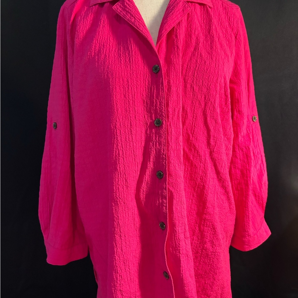 White Stag‎ Vibrant Pink Blouse